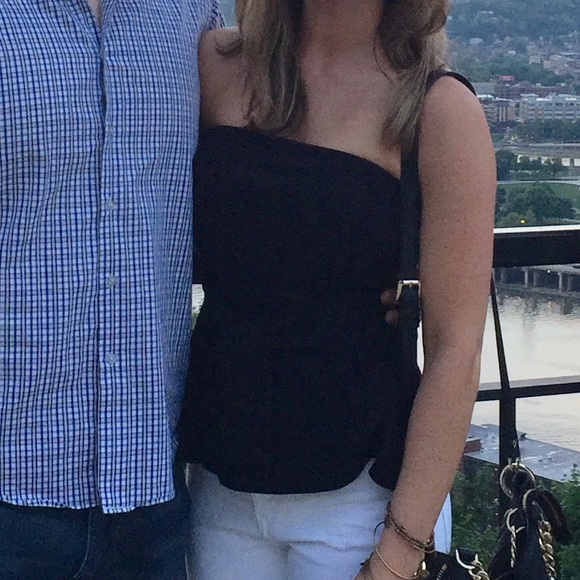 Express strapless black top - Picture 4 of 5